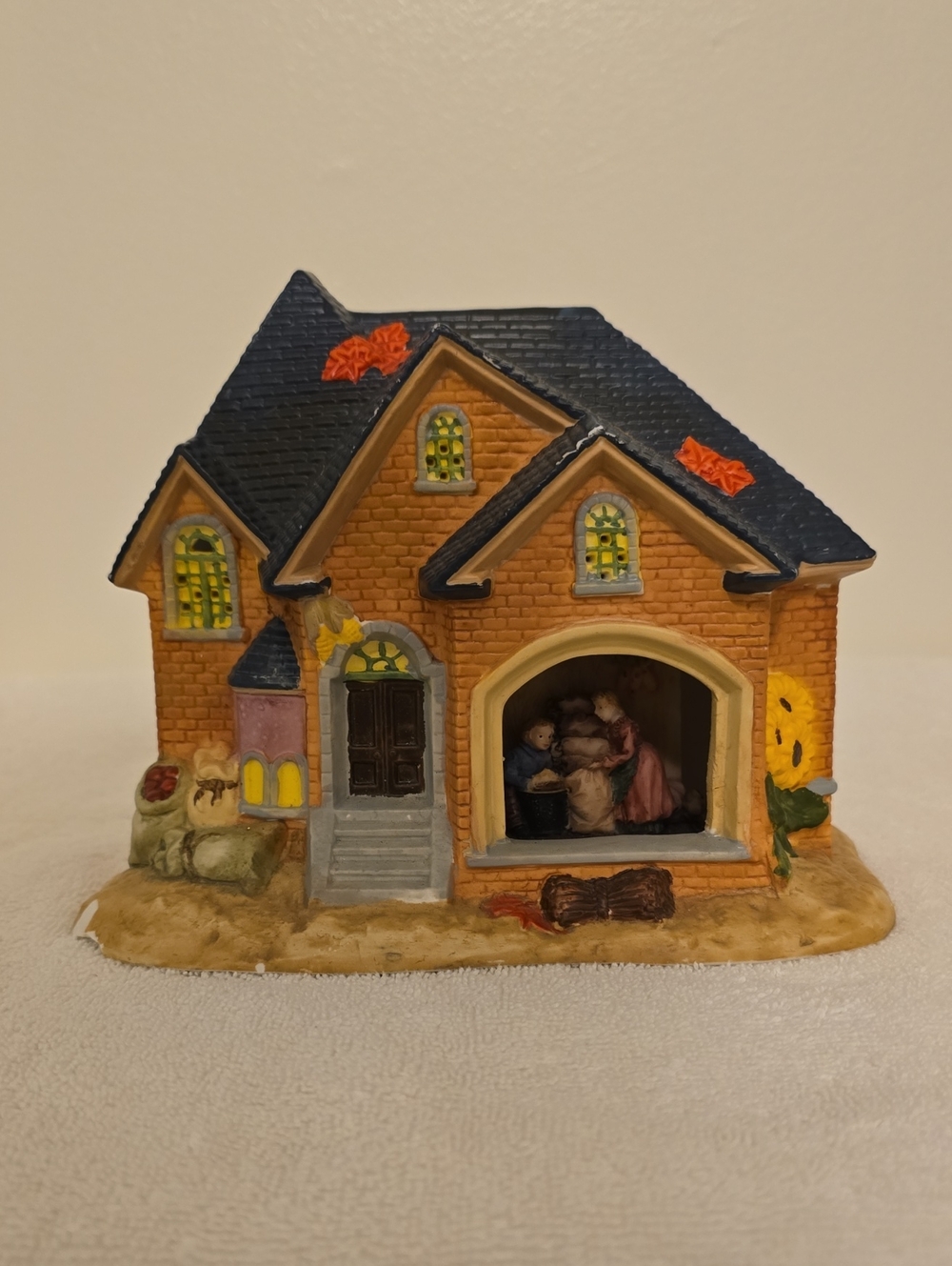 Vintage Fall Harvest Village House